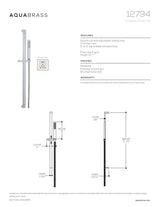 Complete shower rail