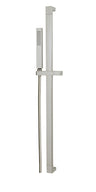 Aquabrass Square Shower Rail Set, 1-Function Hand Shower - image 2