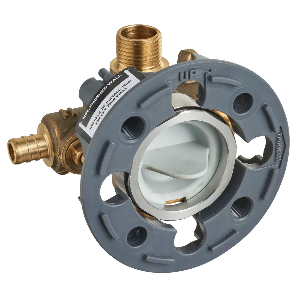 Flash® Shower Rough-In Valve With PEX Inlets/Universal Outlets With Screwdriver Stops for Crimp Ring System