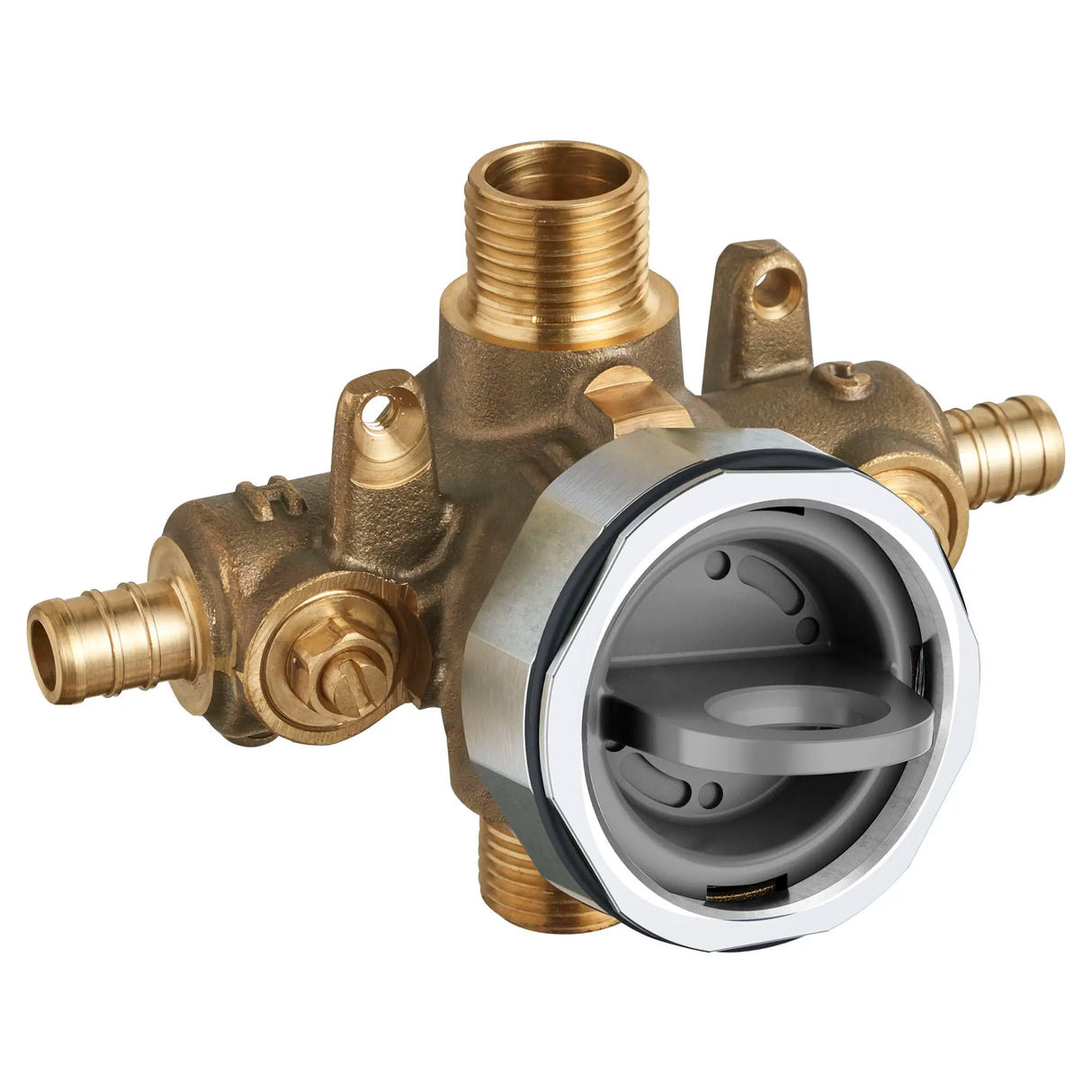 Flash® Shower Rough-In Valve With PEX Inlets/Universal Outlets With Screwdriver Stops for Crimp Ring System