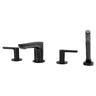Studio® S  Bathtub Faucet With Lever Handles and Personal Shower for Flash® Rough-In Valve