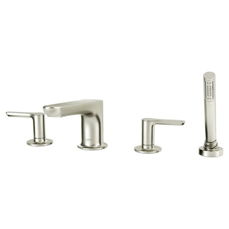Studio® S  Bathtub Faucet With Lever Handles and Personal Shower for Flash® Rough-In Valve