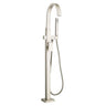 Contemporary Square Freestanding Bathtub Faucet With Lever Handle for Flash® Rough-In Valve