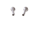 Wallmount offset elbows for vertical installation of wallmount cradle tub filler
