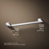 Pinstripe® 18" towel bar