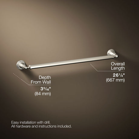Pinstripe® 24" towel bar