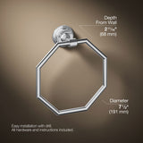 Pinstripe® Towel ring