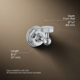 Pinstripe® Robe hook