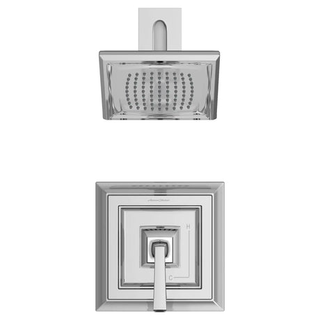 Town Square S 2.5 gpm/9.5 L/min Shower Trim Kit With Single Function Showerhead, Double Ceramic Pressure Balance Cartridge With Lever Handle