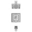 Town Square S 2.5 gpm/9.5 L/min Tub and Shower Trim Kit With Single Function Showerhead, Double Ceramic Pressure Balance Cartridge With Lever Handle