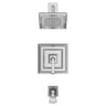 Town Square S 2.5 gpm/9.5 L/min Tub and Shower Trim Kit With Single Function Showerhead, Double Ceramic Pressure Balance Cartridge With Lever Handle