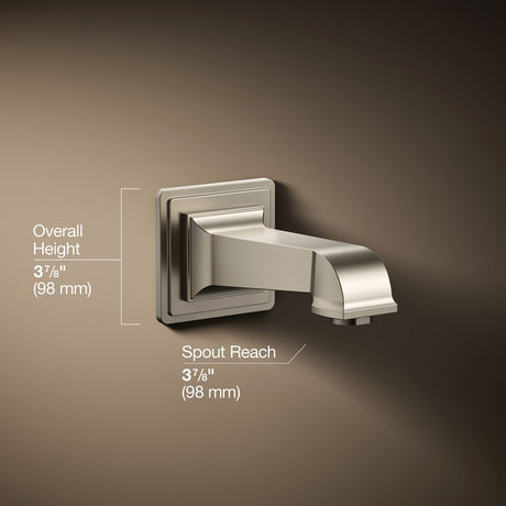 Pinstripe® Pure Wall-mount bath spout