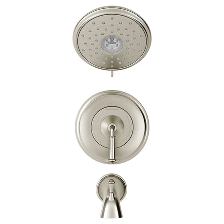 Delancey® 1.8 gpm/6.8 L/min Tub and Shower Trim Kit With Water-Saving 4-Function Showerhead and Lever Handle