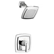 Townsend® 2.5 gpm/9.5L/min Shower Trim Kit With Rain Showerhead, Double Ceramic Pressure Balance Cartridge With Lever Handle