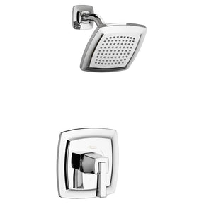 Townsend® 2.5 gpm/9.5L/min Shower Trim Kit With Rain Showerhead, Double Ceramic Pressure Balance Cartridge With Lever Handle