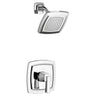 Townsend® 2.5 gpm/9.5L/min Shower Trim Kit With Rain Showerhead, Double Ceramic Pressure Balance Cartridge With Lever Handle