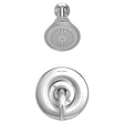 Reliant 3® 2.5 gpm/9.5 L/min Shower Trim Kit With Showerhead, Double Ceramic Pressure Balance Cartridge With Lever Handle