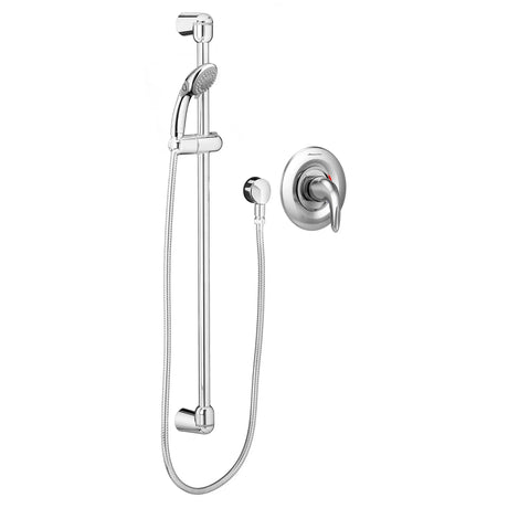 Commercial Shower System Trim Kit 2.5 gpm/9.5 Lpm With 36-Inch Slide Bar and Hand Shower