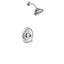 Estate 2.5 gpm/9.5 L/min Shower Trim Kit With 3-Function Showerhead, Double Ceramic Pressure Balance Cartridge With Lever Handle