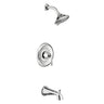 Estate 2.5 gpm/9.5 L/min Tub and Shower Trim Kit With 3-Function Showerhead, Double Ceramic Pressure Balance Cartridge With Lever Handle