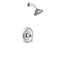 Estate 1.8 gpm/6.8 L/min Shower Trim Kit With Water-Saving 3-Function Showerhead, Double Ceramic Pressure Balance Cartridge With Lever Handle