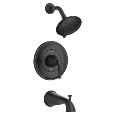 Estate 1.8 gpm/6.8 L/min Tub and Shower Trim Kit With Water-Saving 3-Function Showerhead, Double Ceramic Pressure Balance Cartridge With Lever Handle