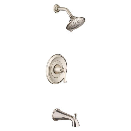 Estate 1.8 gpm/6.8 L/min Tub and Shower Trim Kit With Water-Saving 3-Function Showerhead, Double Ceramic Pressure Balance Cartridge With Lever Handle
