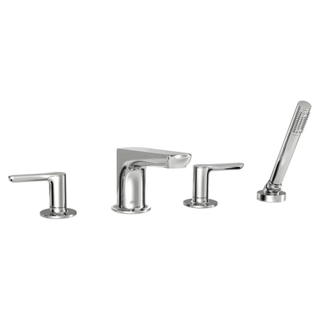 Studio® S  Bathtub Faucet With Lever Handles and Personal Shower for Flash® Rough-In Valve