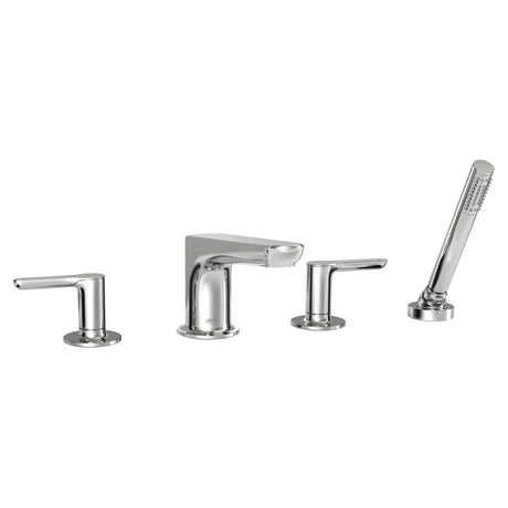 Studio® S  Bathtub Faucet With Lever Handles and Personal Shower for Flash® Rough-In Valve