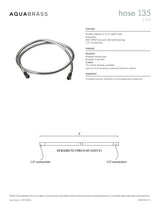 5' to 6' expandable braided hose