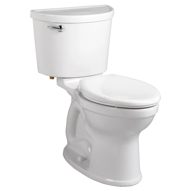 Champion Pro Two-Piece 1.28 gpf/4.8 Lpf Chair Height Elongated Toilet Less Seat with Lined Tank