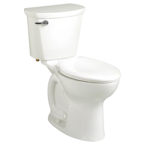 Cadet Pro Two-Piece 1.28 gpf/4.8 Lpf Chair Height Round Front Toilet Less Seat with Lined Tank