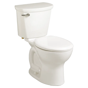 Cadet Pro Two-Piece 1.28 gpf/4.8 Lpf Standard Height Round Front Toilet Less Seat with Lined Tank
