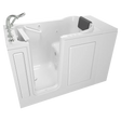 Gelcoat Premium Series 28 x 48-Inch Walk-in Tub With Combination Air Spa and Whirlpool Systems - Right-Hand Drain With Faucet