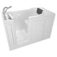 Gelcoat Premium Series 28 x 48-Inch Walk-in Tub With Soaking Bath - Left-Hand Drain With Faucet