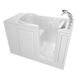 Gelcoat Value Series 28 x 48-Inch Walk-in Tub With Soaking Bath - Right-Hand Drain With Faucet