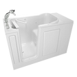 Gelcoat Value Series 28 x 48-Inch Walk-in Tub With Whirlpool System - Left-Hand Drain With Faucet