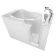 Gelcoat Value Series 30 x 52-Inch Walk-in Tub With Soaking Bath - Right-Hand Drain With Faucet