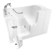 Gelcoat Value Series 30 x 52-Inch Walk-in Tub With Soaking Bath - Left-Hand Drain With Faucet