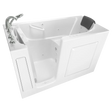 Gelcoat Premium Series 30 x 60 -Inch Walk-in Tub With Combination Air Spa and Whirlpool Systems - Left-Hand Drain With Faucet