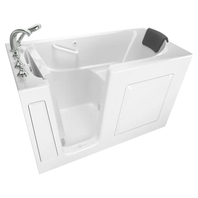 Gelcoat Premium Series 30 x 60 -Inch Walk-in Tub With Soaking Bath - Right-Hand Drain With Faucet