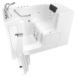 Gelcoat Premium Series 32 x 52-Inch Walk-in Tub With Combination Air Spa and Whirlpool Systems - Left-Hand Drain With Faucet