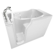 Gelcoat Value Series 30 x 60-Inch Walk-in Tub With Whirlpool System - Left-Hand Drain With Faucet