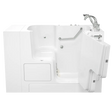 Gelcoat Value Series 32 x 52-Inch Walk-in Tub With Whirlpool System - Right-Hand Drain With Faucet