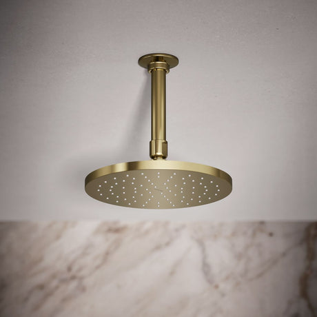Contemporary Round 8" single-function rainhead, 1.75 gpm