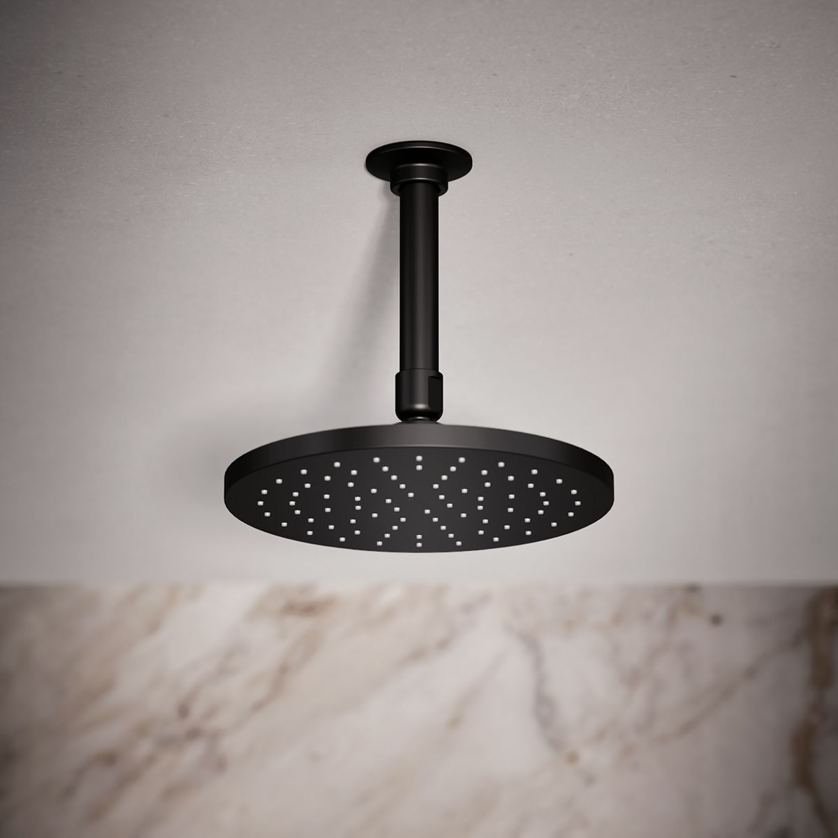 Contemporary Round 8" single-function rainhead, 1.75 gpm