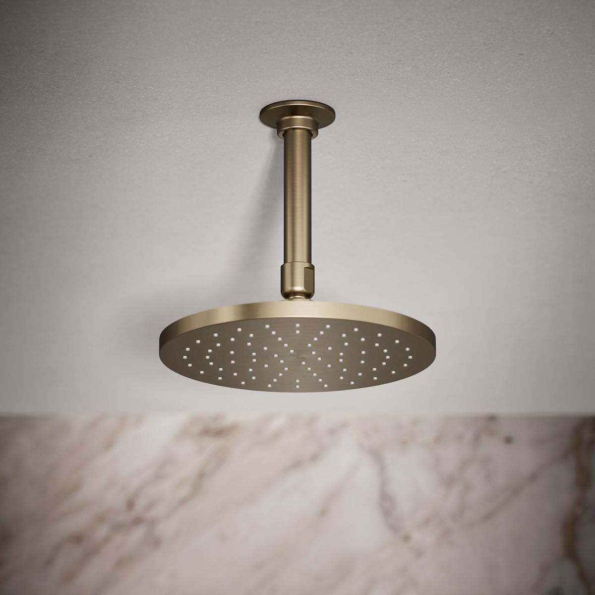 Contemporary Round 8" single-function rainhead, 2.5 gpm