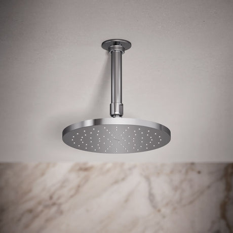 Contemporary Round 8" single-function rainhead, 1.75 gpm