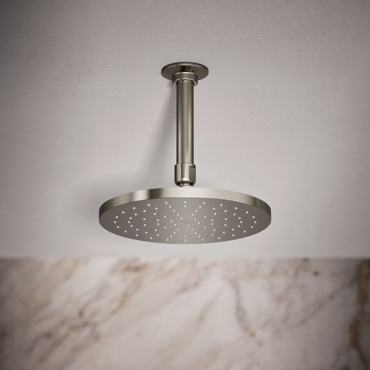 Contemporary Round 8" single-function rainhead, 1.75 gpm