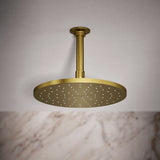 Contemporary Round 10" single-function rainhead, 2.5 gpm